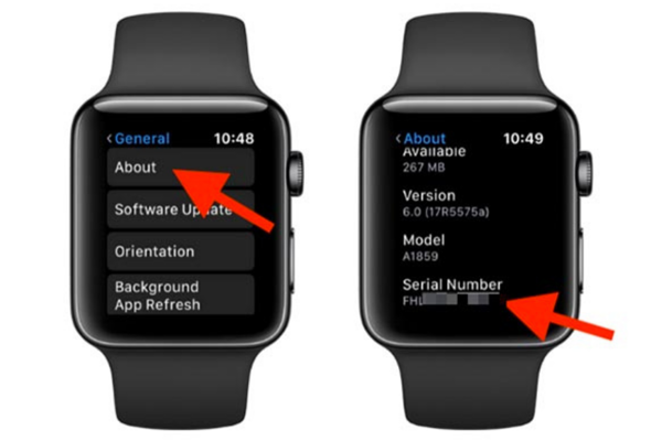 Hướng Dẫn Cách Kiểm Tra Serial Và iMei Trên Apple Watch Đơn Giản Nhất Hướng Dẫn Cách Kiểm Tra Serial Và iMei Trên Apple Watch Đơn Giản Nhất