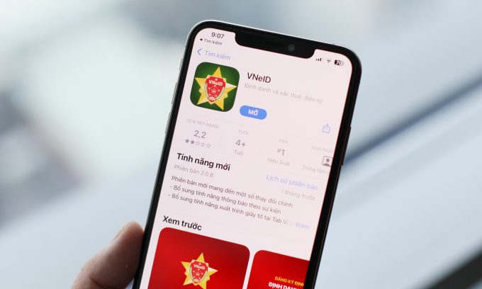 VNeID đã hoạt động trên iOS 17 VNeID đã hoạt động trên iOS 17