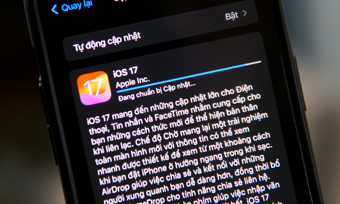 Apple phát hành iOS 17