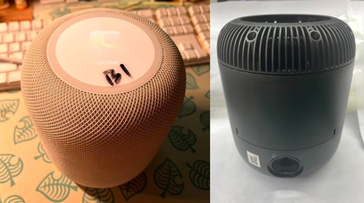 Nguyên mẫu loa HomePod với màn hình cảm ứng