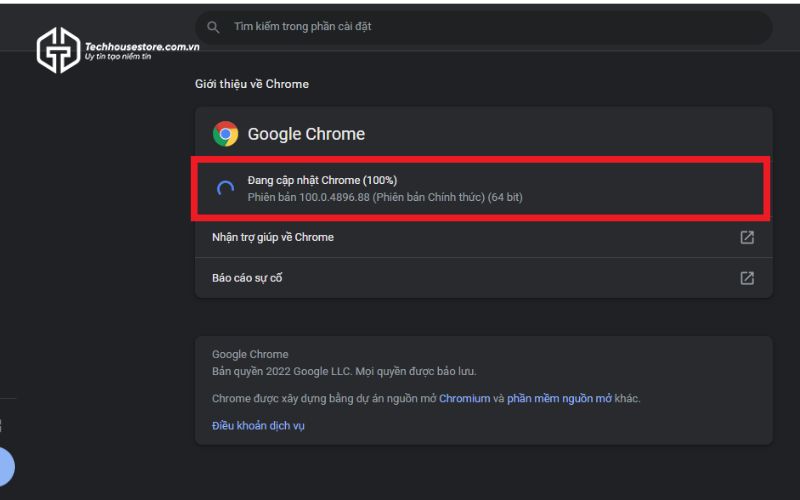 Google Meet không chia sẻ màn hình được? Cách khắc phục nhanh chóng Cập nhật trình duyệt lên phiên bản mới nhất