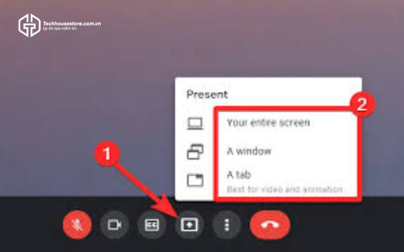 Google Meet không chia sẻ màn hình được? Cách khắc phục nhanh chóng Trình duyệt chưa cấp quyền chia sẻ màn hình