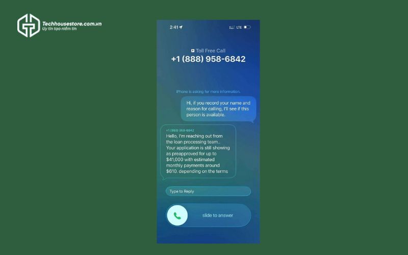 iOS 26 mang tới tính năng Call Screening: iPhone tự “chắn” cuộc gọi rác, giữ yên giấc ngủ và sự tập trung của bạn Nếu người gọi đưa thông tin thì máy sẽ đổ chuông nhưng người nhận vẫn có thể phản hồi bằng tin nhắn