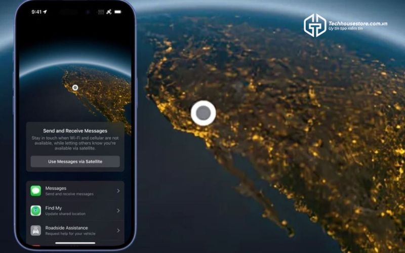 Cách gửi tin nhắn qua vệ tinh trên iPhone đơn giản và hiệu quả Gửi tin nhắn qua vệ tinh trên iPhone khi có liên lạc khẩn cấp