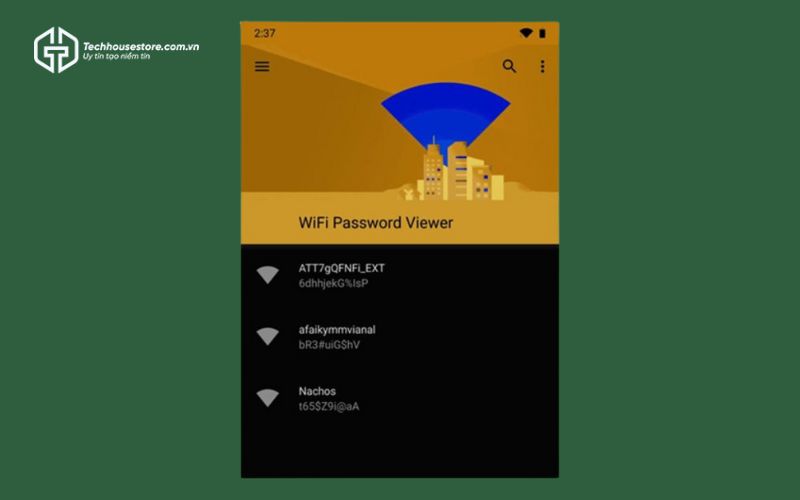 Dùng ứng dụng WiFi Password Recovery (yêu cầu root)