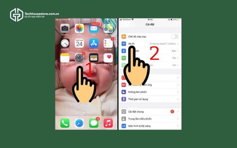 Truy cập Router từ iPhone
