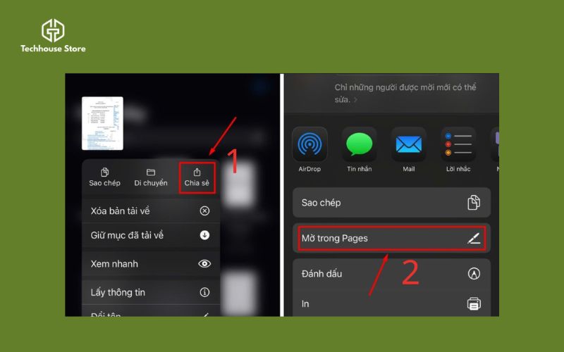 Cách chỉnh sửa văn bản trên iPhone bằng Pages