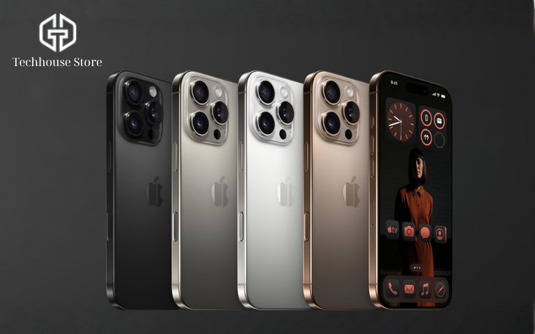 iPhone 16 Pro Max khung titan cao cấp, hiệu năng A18 Bionic mạnh mẽ