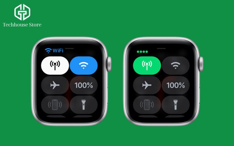 Sơ đồ ba phương thức kết nối của Apple Watch gồm Bluetooth, Wi-Fi và Cellular”