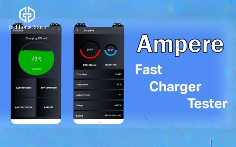 Phân Biệt Sạc iPhone Thật-Giả Cực Nhanh (Check Bằng Mắt Thường) giao diện ứng dụng kiểm tra pin và sạc iPhone hiển thị tình trạng pin và công suất sạc