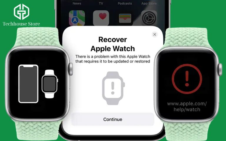 Apple Watch hiển thị biểu tượng iPhone đỏ gạch chéo khi không thể kết nối với iPhone