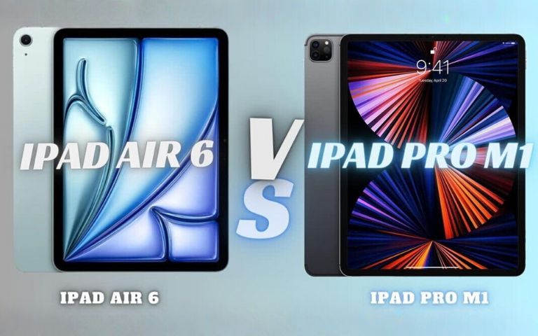 so sánh trực diện ipad pro m1 cũ và ipad air 6 mới