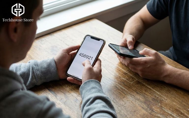 Chuyển dữ liệu Android sang iPhone: Hướng dẫn từ A–Z cho người mới (2025) óc nhìn người dùng đang nhập mã số từ màn hình iphone sang android để kết nối