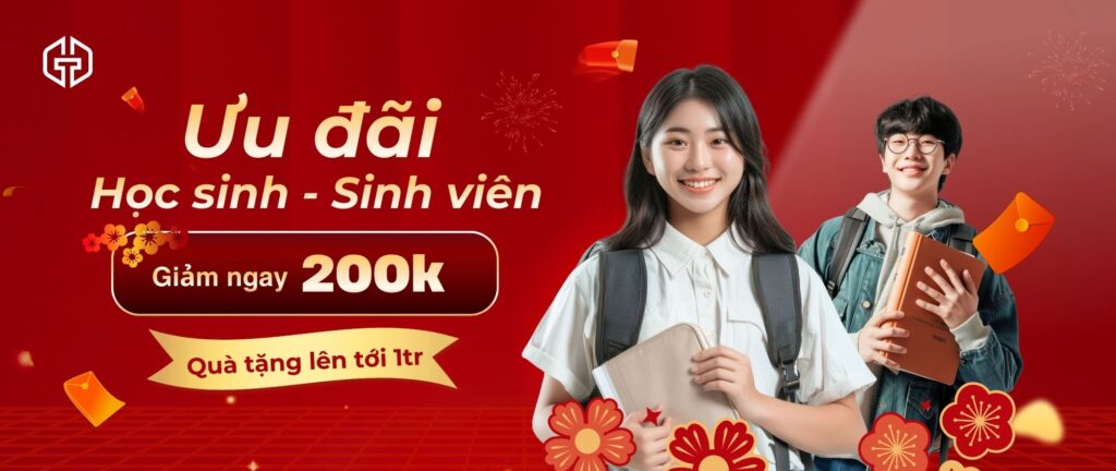 Ưu đãi học sinh sinh viên 