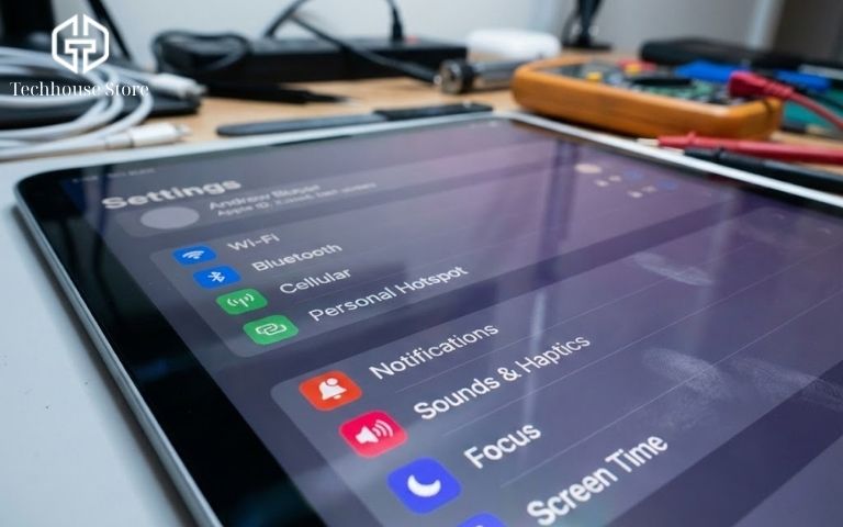 Cận cảnh màn hình iPad trong phần Cài đặt hiển thị mục VPN và Quản lý thiết bị - dấu hiệu nhận biết iPad MDM.