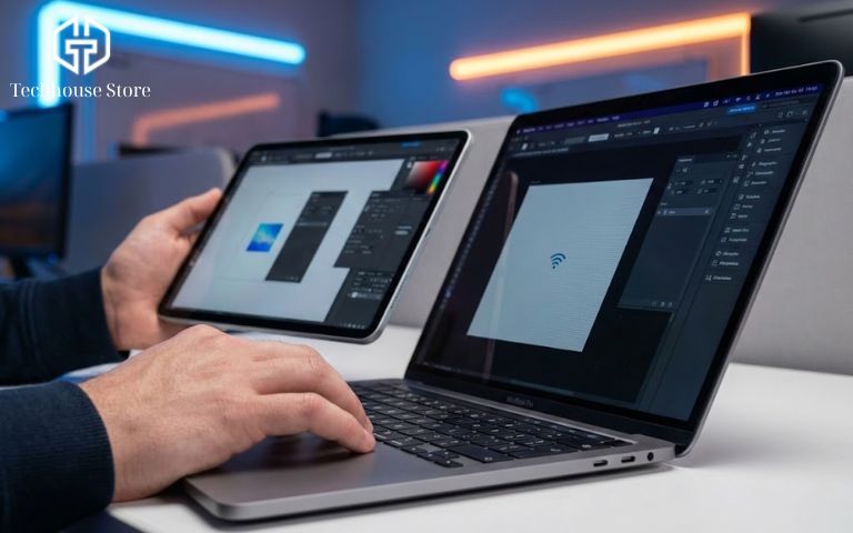 Hướng dẫn biến iPad thành màn hình phụ cho Mac & PC: Miễn phí, Không Giật Lag Sử dụng tính năng Sidecar để kết nối không dây mượt mà giữa MacBook và iPad làm màn hình phụ.