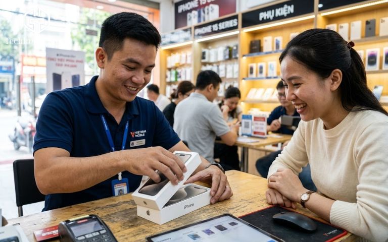 Seal điện thoại là gì? Cách hiểu đúng máy nguyên seal, bóc seal Khách hàng và nhân viên kỹ thuật đồng kiểm và bóc seal điện thoại trực tiếp tại cửa hàng.