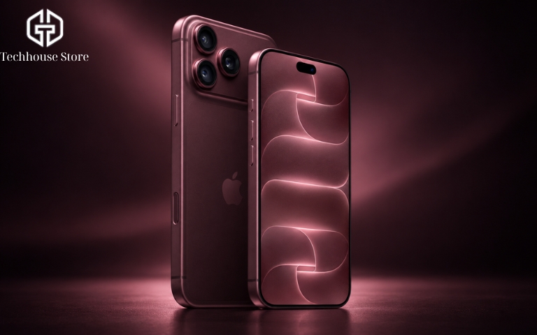 iPhone 18 Pro và Pro Max có gì mới, giá bao nhiêu và nên chọn bản nào iPhone 18 Pro và Pro Max màu Burgundy với màn hình và cụm ba camera sau