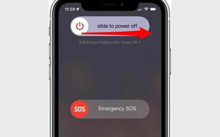 iPhone không kết nối được WiFi: Nguyên nhân và cách khắc phục Thanh trượt Slide to Power Off trên iPhone.