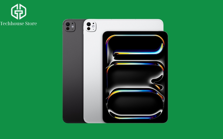 Cách chọn iPad mới nhất 2026 phù hợp nhu cầu từng dòng máy iPad Pro M5 với hai màu bạc và đen không gian.