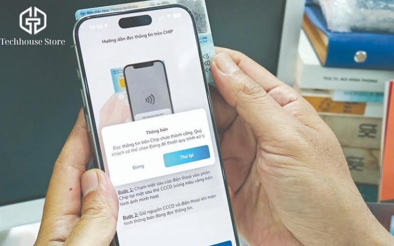 NFC trên iPhone là gì? Cách bật, sử dụng và quét CCCD iPhone hiển thị thông báo quét NFC CCCD chưa thành công.